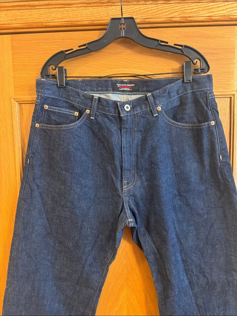 Vintage Polo Jeans Company RL Hayden Relaxed Straight Leg Dark Wash Jeans 34x30